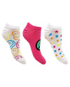 Nice Socks Womens 3 Pack Peace Trainer Socks