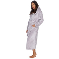 Forever Dreaming Womens Shimmer Fleece Dressing Gown