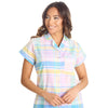 Forever Dreaming Womens Short Check Print Button Pyjamas