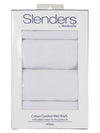 Slenders by Slenderella Womens 4 Pack Cotton Mini Brief