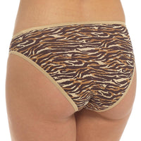 Anucci Womens 5 Pack Animal Print High Leg Briefs