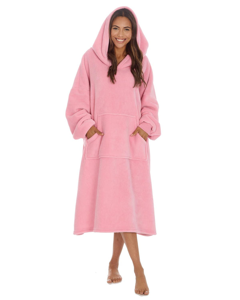 Huggable Womens Oversized Sherpa Lined Hoodie