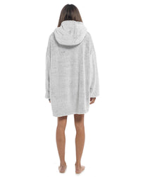 Follow That Dream Womens Fluffy Sherpa Oversized Hoodie