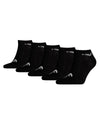 HEAD Unisex 5 Pack Cotton Sneaker Socks