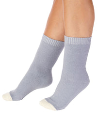 Slenderella Womens Waffle Knit Bed Socks