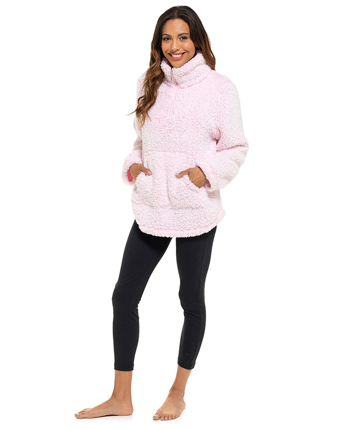 Foxbury Womens Sherpa Fleece Lounge Jumper