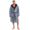 Undercover Mens Sherpa Fleece Dressing Gown