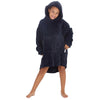 Huggable Kids Plain Oversized Fleece Hoodie