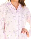 La Marquise Womens Primrose in Bloom Jersey Button Pyjamas