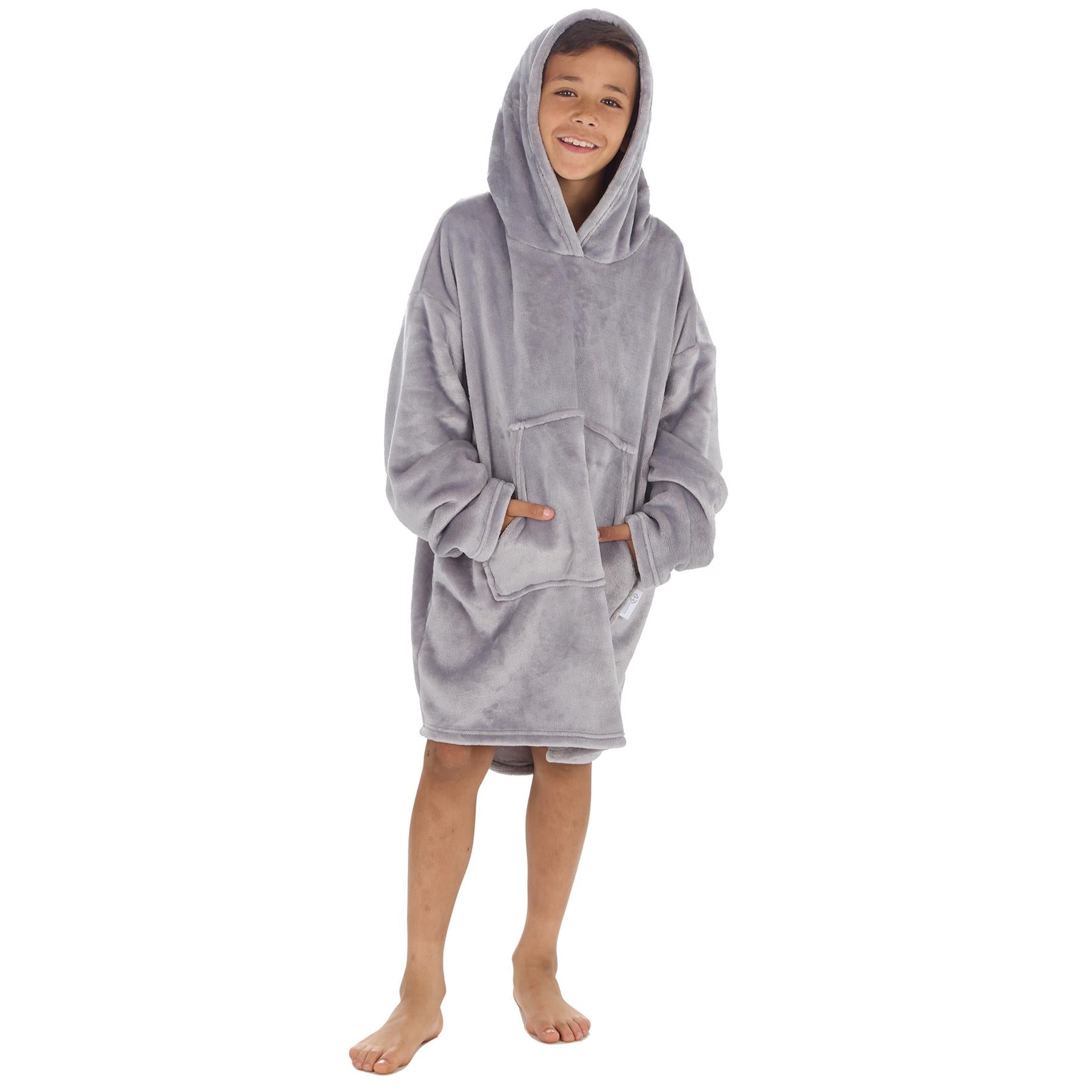 Huggable Kids Plush Fleece Oversized Snuggle Hoodie