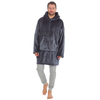 Huggable Mens Polished Fleece Oversized Hoodie