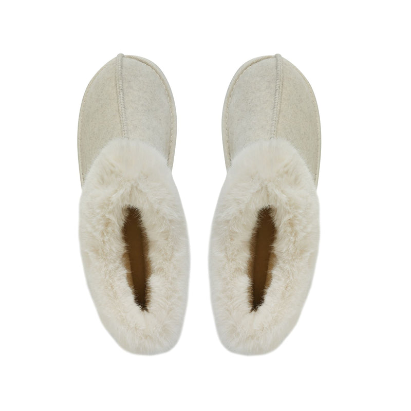 Loungeable Womens Faux Fur Ankle Bootie Slippers