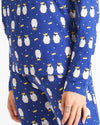 Loungeable Womens Navy Penguins Pyjamas