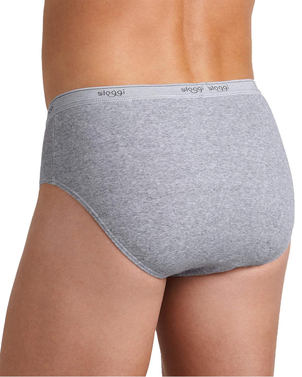 Sloggi Mens 2 Pack Basic+ Cotton Midi Brief