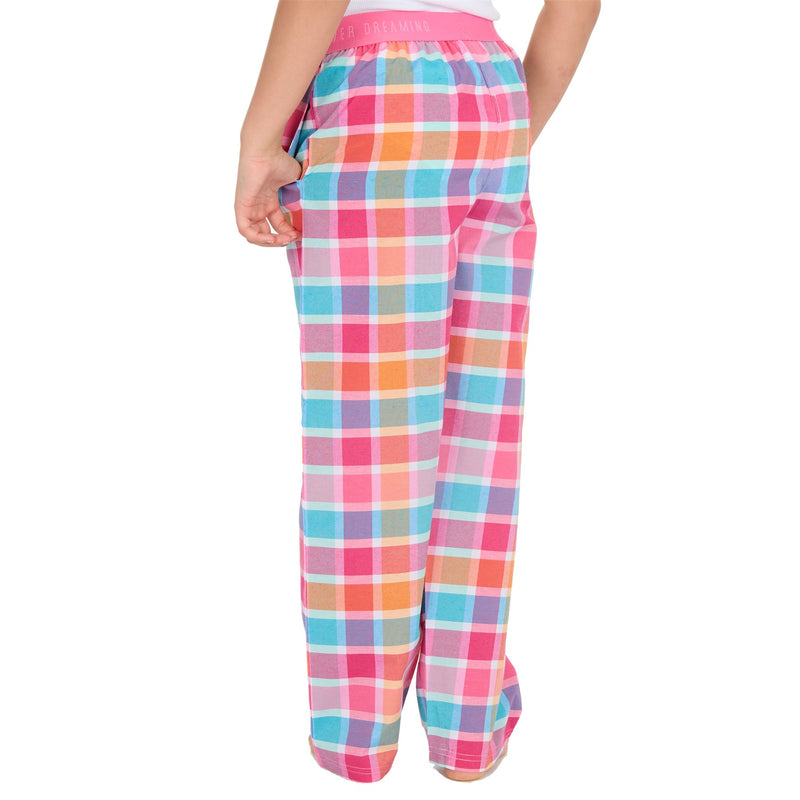 Forever Dreaming Girls Check Lounge Pants