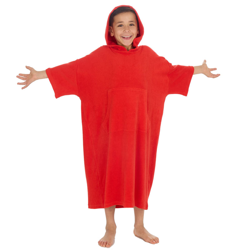 Huggable Kids Hooded Towelling Poncho