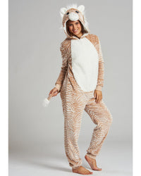 Loungeable Womens Novelty Tiger Onesie