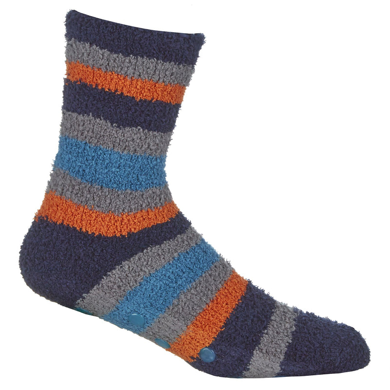 Pierre Roche Mens 4 Pack Striped Lounge Socks