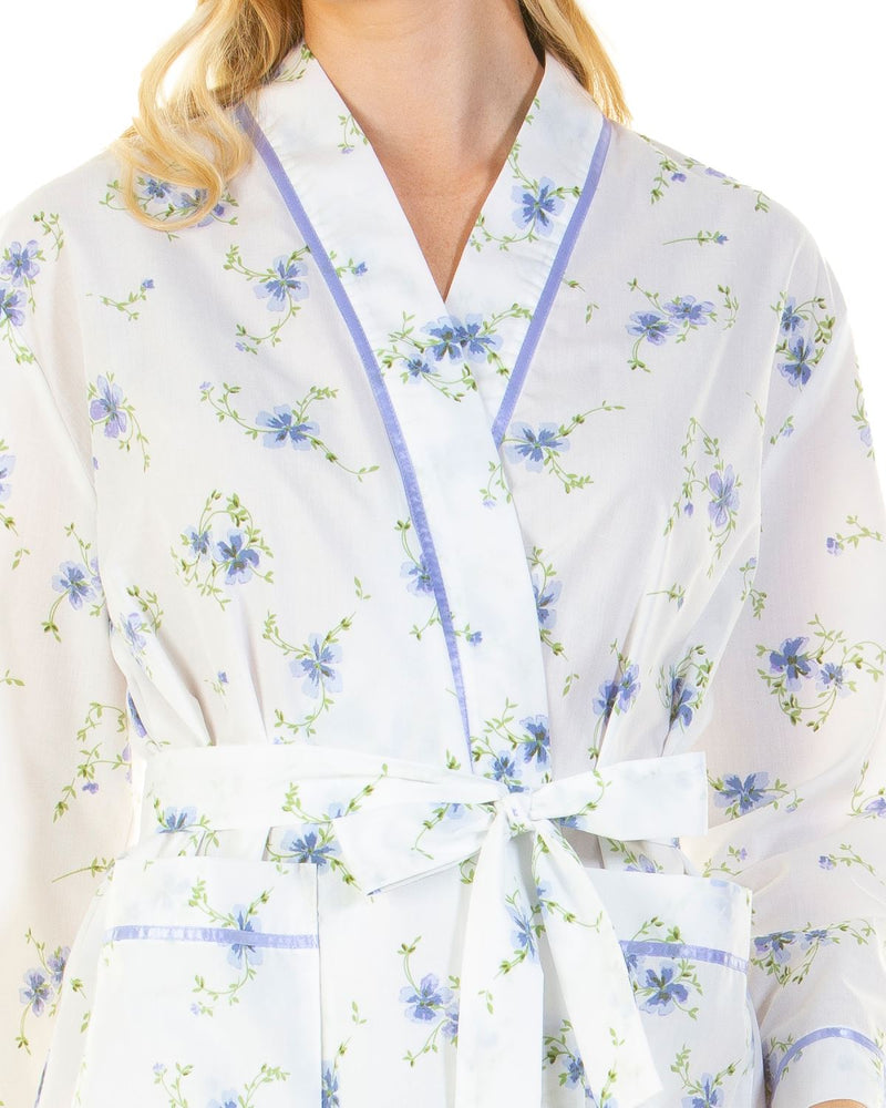 La Marquise Womens Wallflower Woven Robe