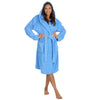 Forever Dreaming Womens Hooded Towelling Bathrobe