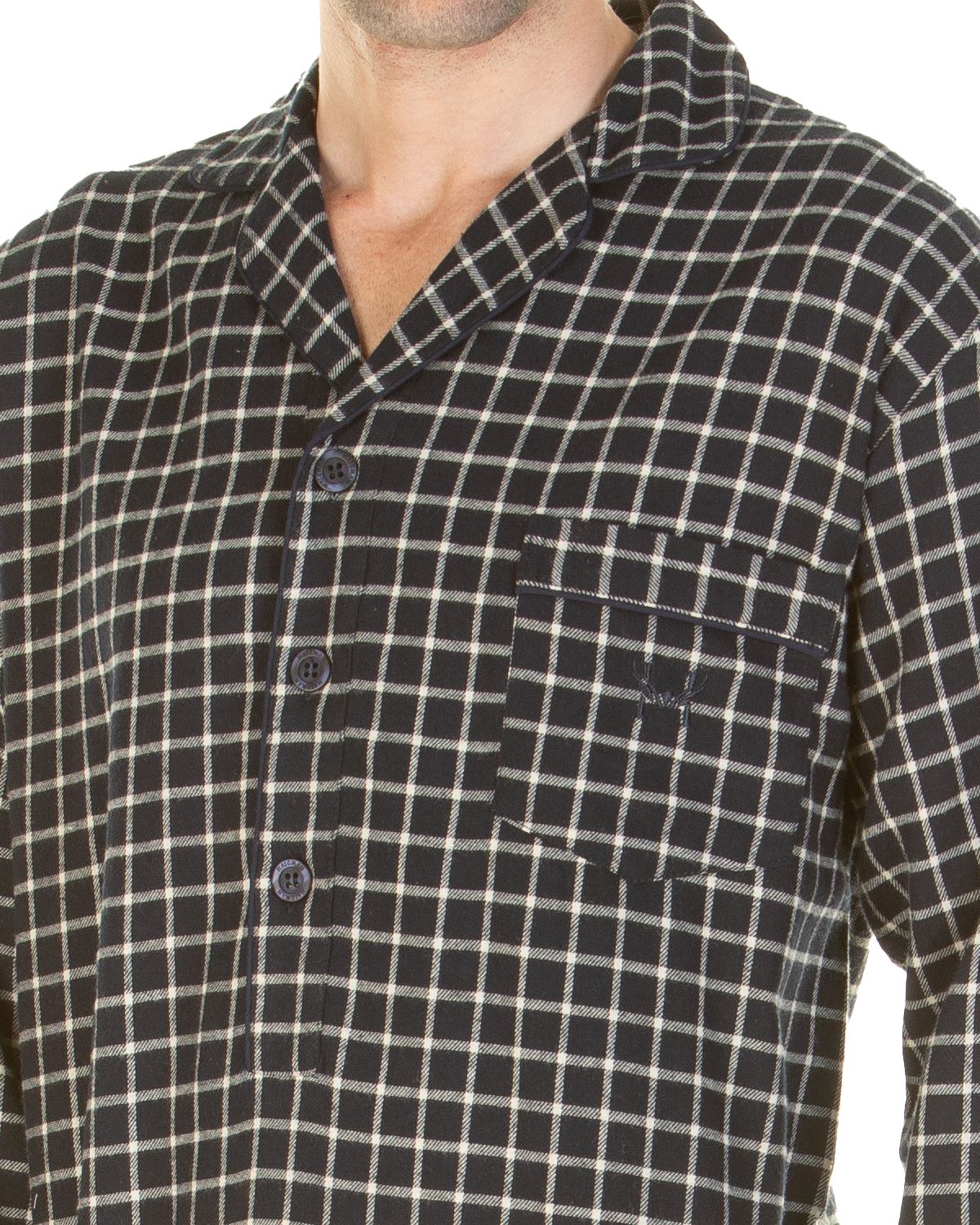 Haigman Mens Brushed 100% Cotton Nightshirt