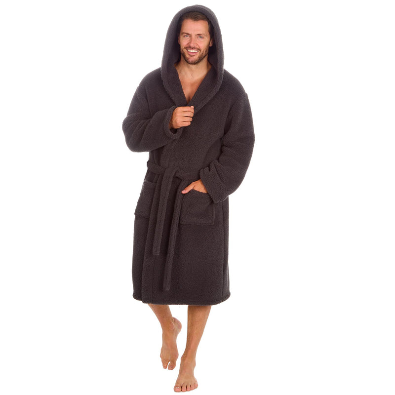 Cargo Bay Mens Borg Fleece Dressing Gown