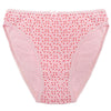 Anucci Womens 5 Pack Pink Floral High Leg Briefs