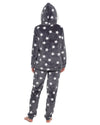 Slumber Hut Womens Star Fleece Hooded Pyjamas