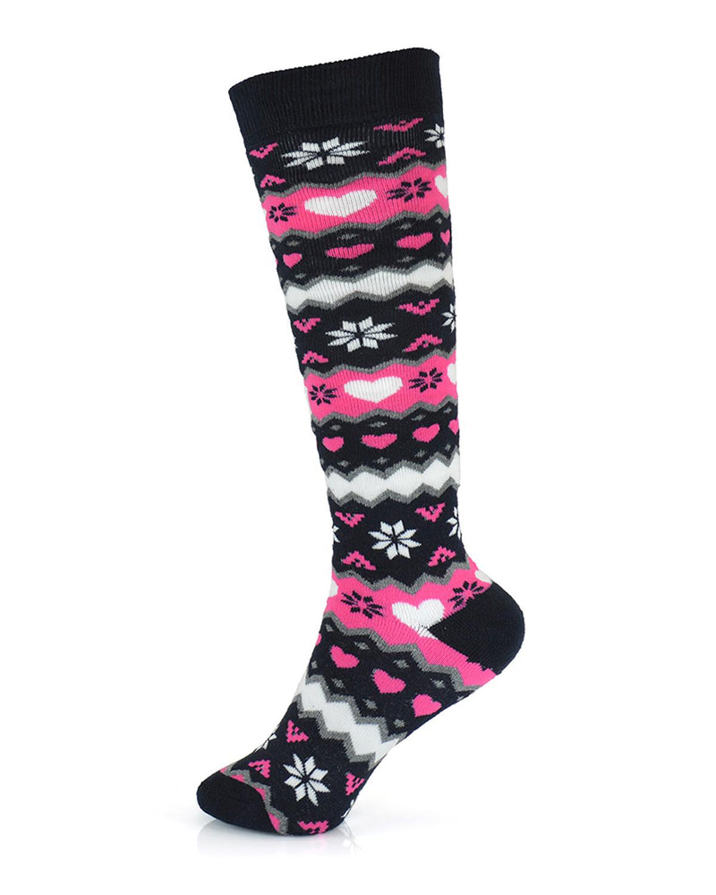 Foxbury Womens 2 Pack Cotton Rich Knee High Socks