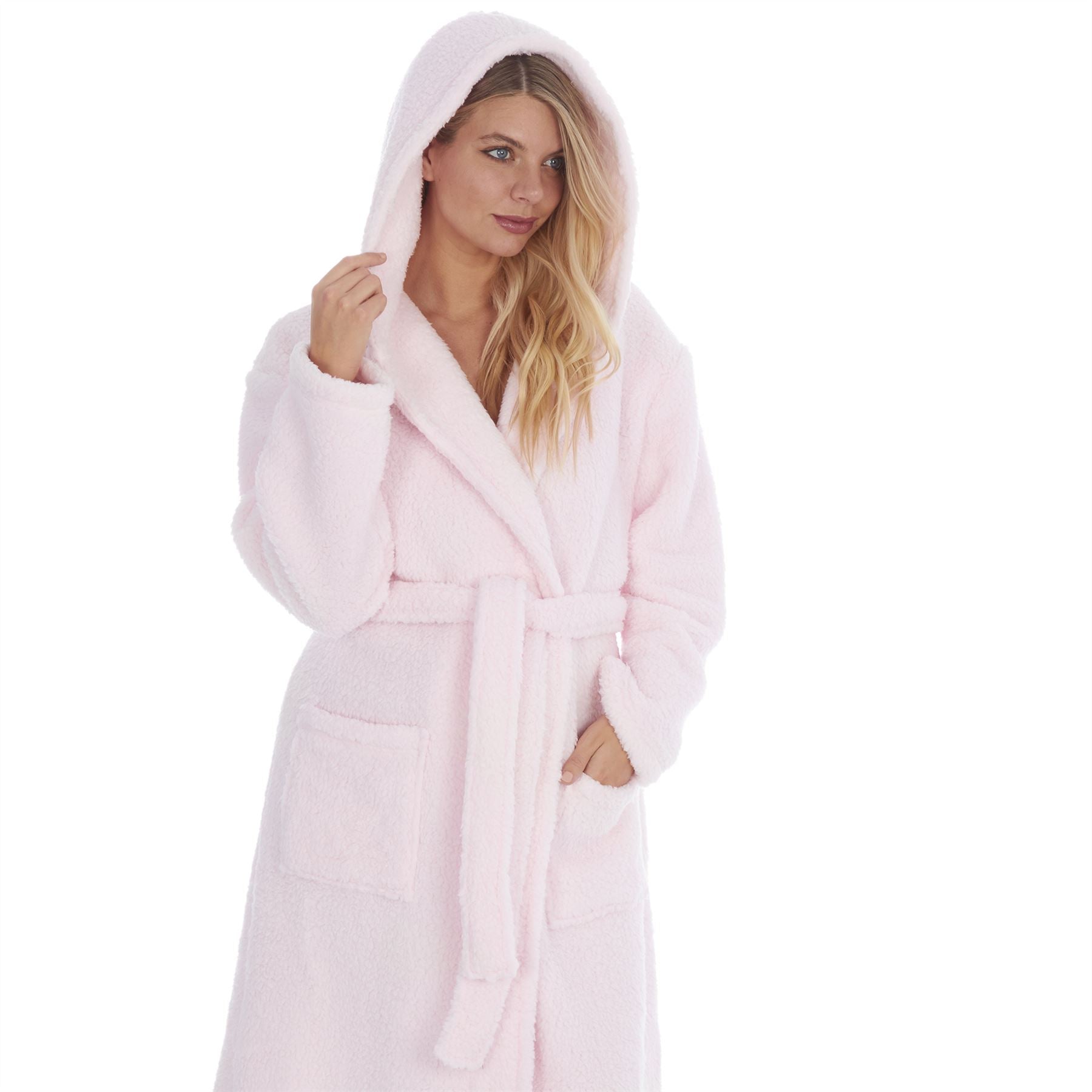 Forever Dreaming Womens Borg Dressing Gown