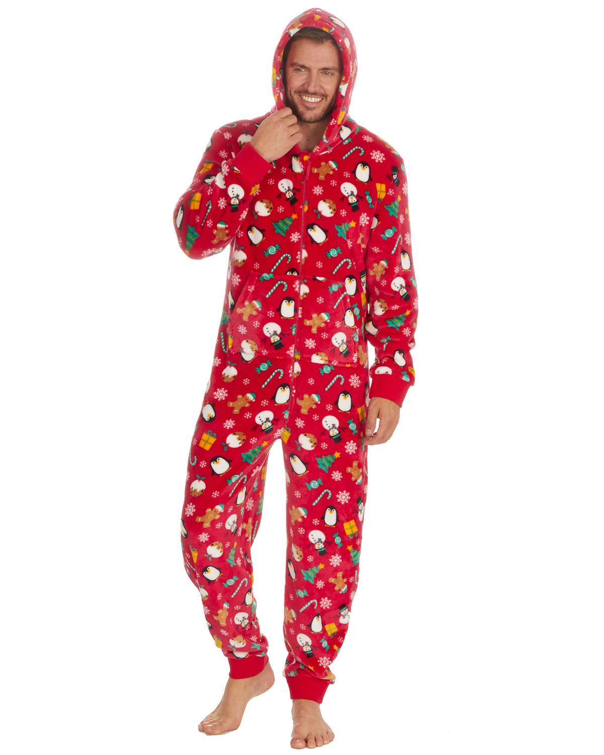 Unisex Christmas Hooded Onesie