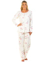 Sue Marks Womens Florence Floral Button Pyjamas