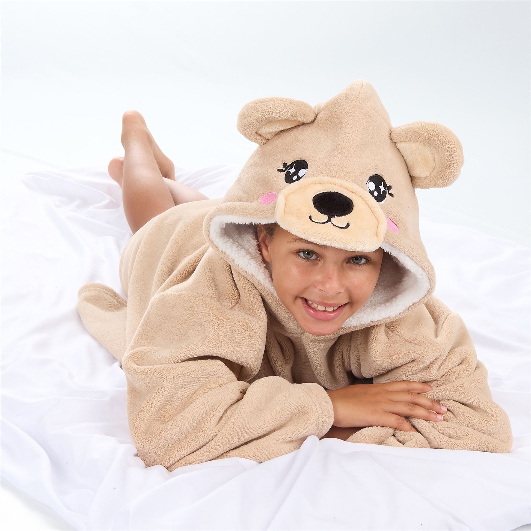 Huggable Kids Oversized Animal Snuggle Hoodie