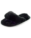 SlumberzzZ Womens Plush Fluffy Slider Slippers