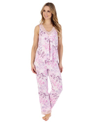 Gaspé Womens Supersoft Sleeveless Long Pyjamas