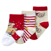 6 Pairs Baby Festive Christmas Cotton Socks