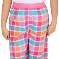 Forever Dreaming Girls Check Lounge Pants