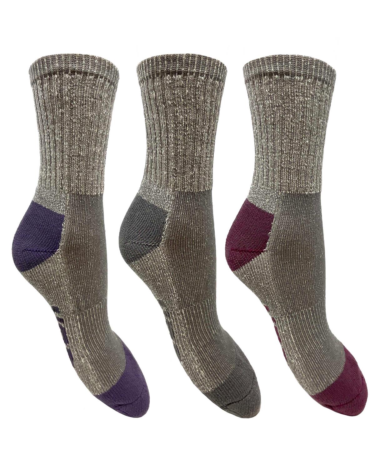 JCB Womens 3 Pack Casual Boot Socks