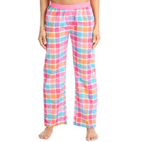 Forever Dreaming Womens Check Print Lounge Pants