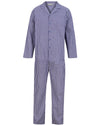 Walker Reid Mens Woven Cotton Stripe Tailored Pyjamas