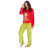 The Grinch Womens Christmas Fleece Pyjamas