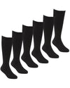 6 Pairs Kids Bamboo Knee High Socks