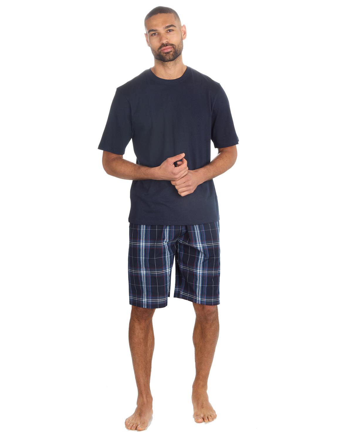 Cargo Bay Mens Check Short Pyjamas