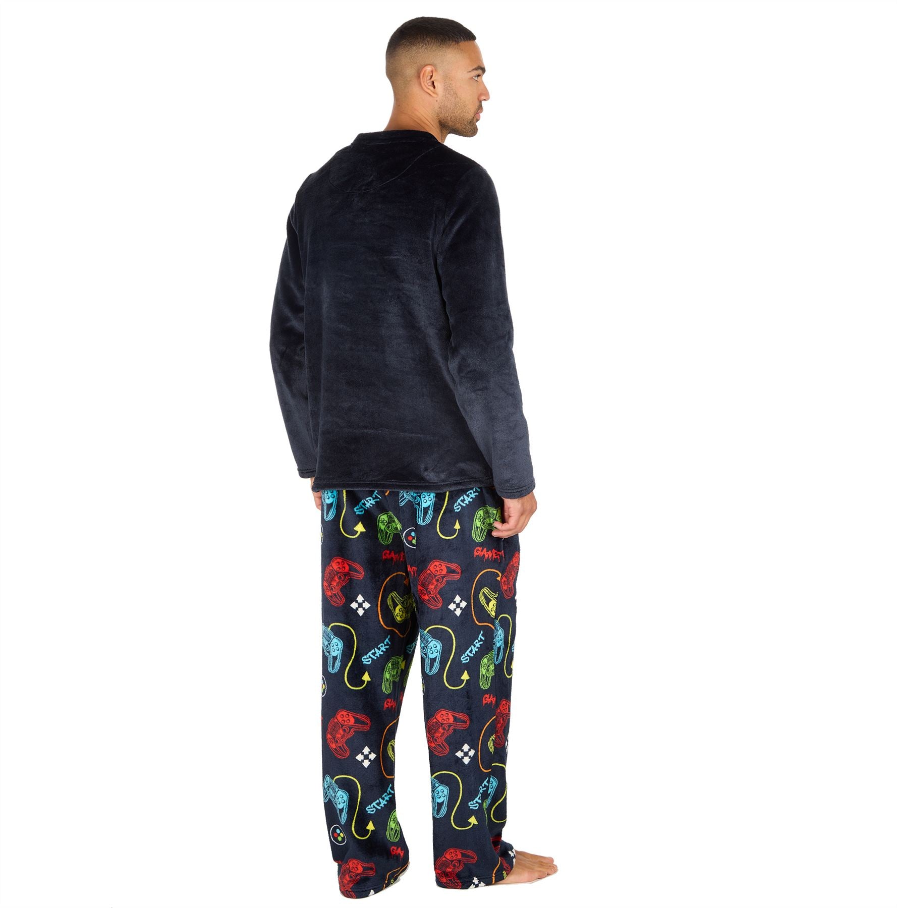 Cargo Bay Mens Polished Fleece Gaming Pyjamas