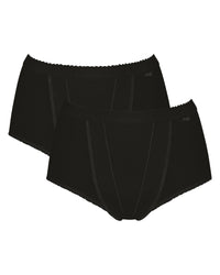 Sloggi Womens 2 Pack Control Maxi Brief