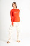 Loungeable Womens Red Foxy Pyjamas