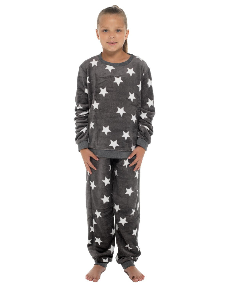 Slumber Hut Girls Star Fleece Pyjamas