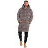 Huggable Mens Sherpa Fleece Oversized Blanket Hoodie