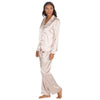 Slumber Party Womens Satin Long Pyjamas