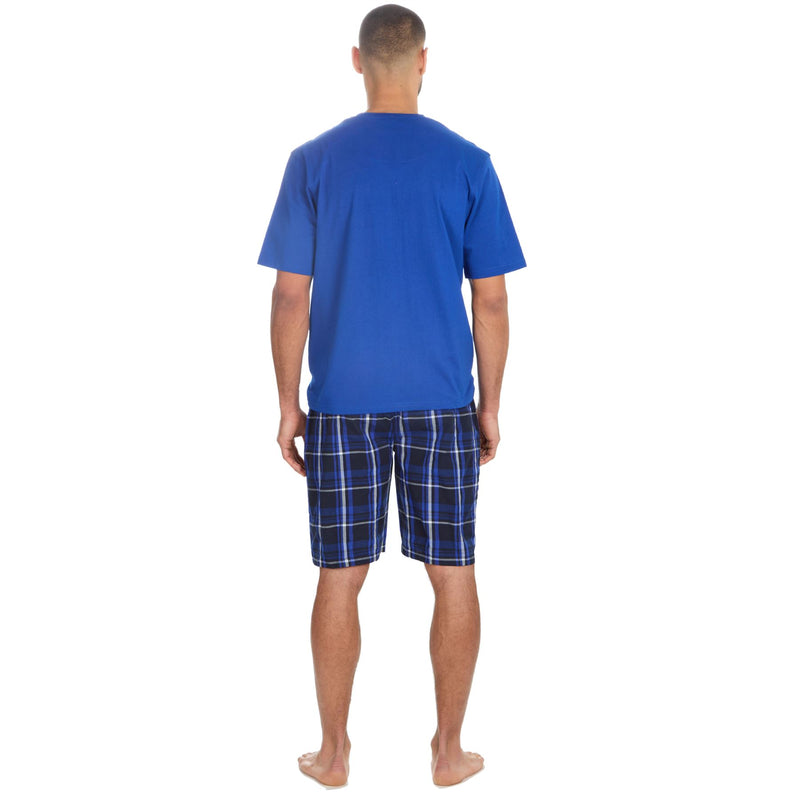 Cargo Bay Mens Check Short Pyjamas